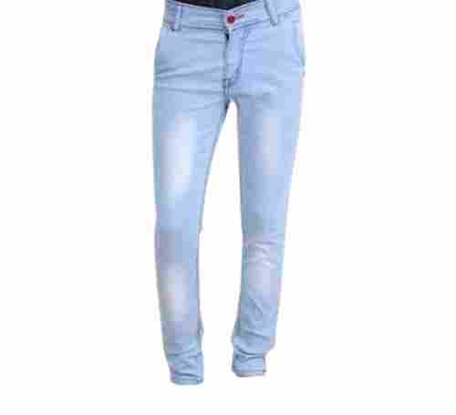 Slim Fit Anti Wrinkle Stretchable Skinny Blue Denim Jean For Mens