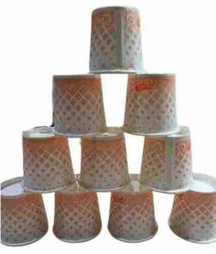 Printed Pattern And Round Shape Disposable Paper Cup 40ml Capacity