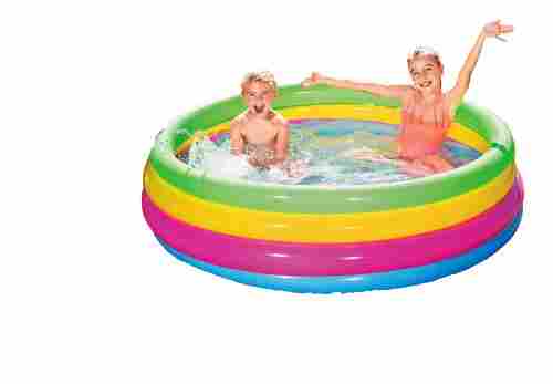 522 Liter Water Capacity For Kids Multicolor Round Shaped Swimming Pool 