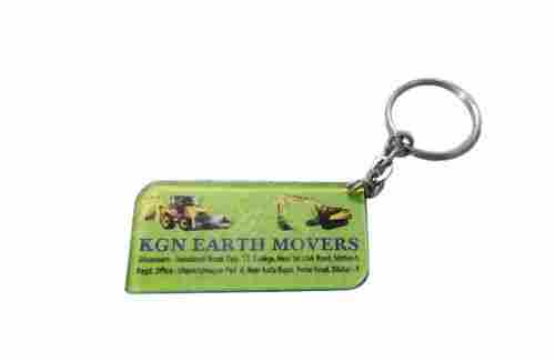 Durable And Light Weight Steel And Leather Customized Key Chain