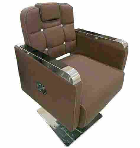 26 X 25 X 39 Inches Adjustable Rotatable Leather And Stainless Steel Salon Chair