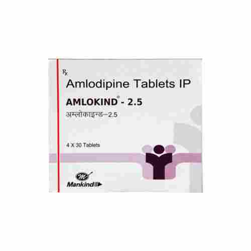 Amlodipine Tablets IP, Pack Of 4x30 Tablets