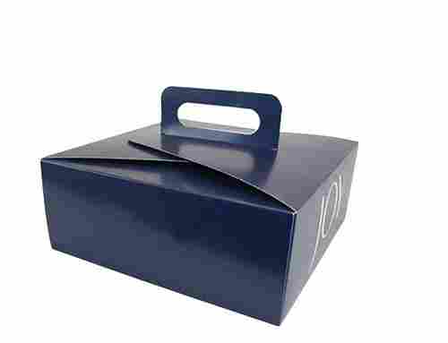 8 X 8 Inches 450 Gsm Square Glossy Laminated Plain Cake Packaging Box