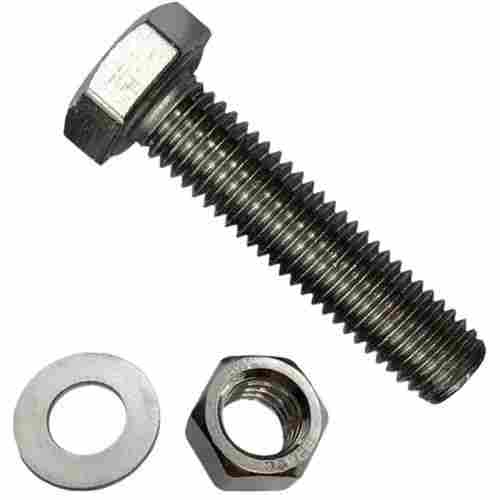 Corrosion Resistance Full Threaded Galvanized Mild Steel Bolt Nut With Washer