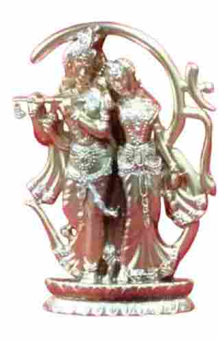 Plastic Home Decorative Lord Krishna And Radha Artificial God Statues