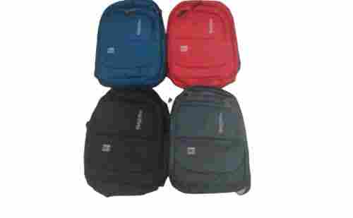 Multicolor Plain Design Water Proof Nylon School Bag For Kids