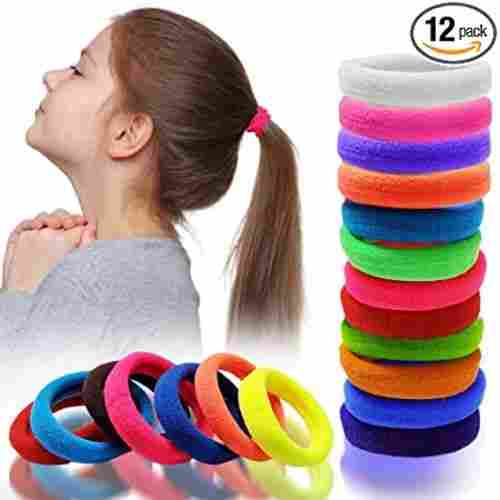 Women Stretchable And Hold Hair Tightly Elastic Hair Multicolor Rubber Band