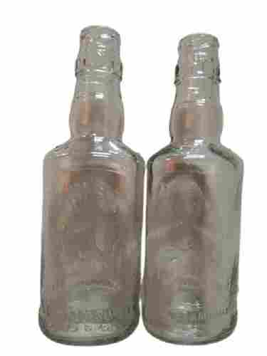 Transparent Empty Glass Bottles With Screw Cap 175 Ml For Industrial Beverage Use