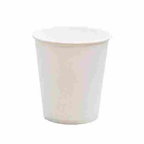 White Resuabled Hot And Cold Serving Disposal Paper Glass, 150 Ml, Pack Of 50 Pieces