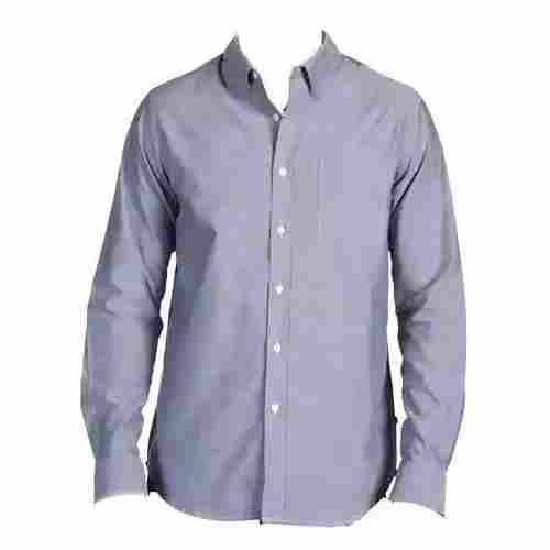 Gray Full Sleeve Collor Neck Skin Friendly New Model Design Formal Shirts For Men