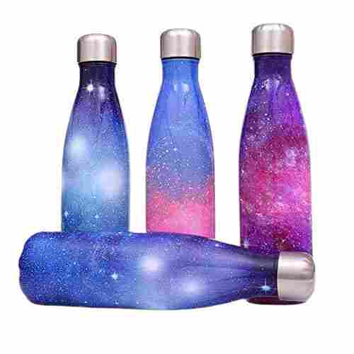 Galaxy 1250 Multicolor Printed Plastic Water Bottles