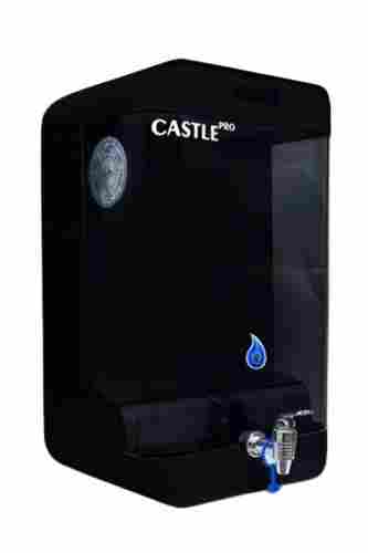 Ro + Uv + Uf Wall Mountable Black Castle Pro Ro Water Purifier, 10 Liter Capacity 