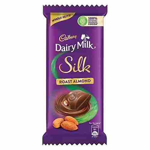 Crunchy Cadbury Dairy Milk Silk Roasted Almond Chocolate Bar, 143 Grams