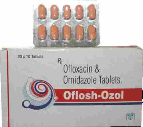Treats Bacterial Parasite Lllnesses And Gi Diseases Ofloxacin Ornidazole Tablets 