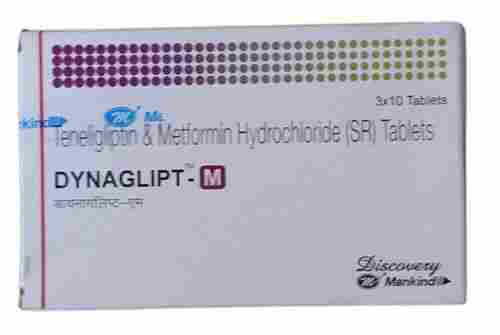 Teneligliptin And Metformin Hydrochloride (Sr) Tablets, Pack Of 3x10 Tablets