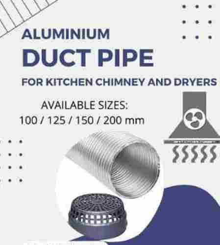 Semi Regid and Non Corrosive Aluminum Flexible Duct Pipe for Kitchen Chimney and Dryers