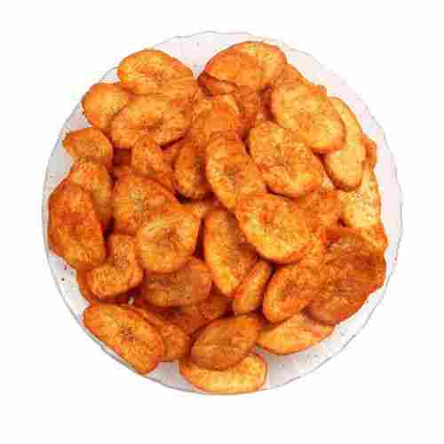 No Cholesterol Dried Salty Spicy Fried Flavour Masala Banana Chips, Pack Of 1 Kg
