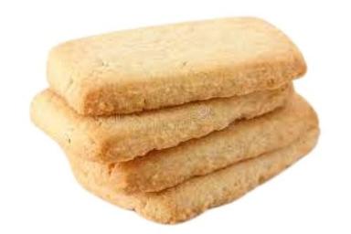 Low-Salt Square Shape 11 Gram Fat Contain Salted Butter Cookies