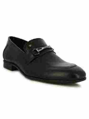 Slip On Closure Designer Leather Round Toe Office Wear Formal Shoes For Men