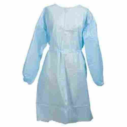40 Gsm Non Woven 48 Inch Disposable Blue Surgical Isolation Gown, Unisex