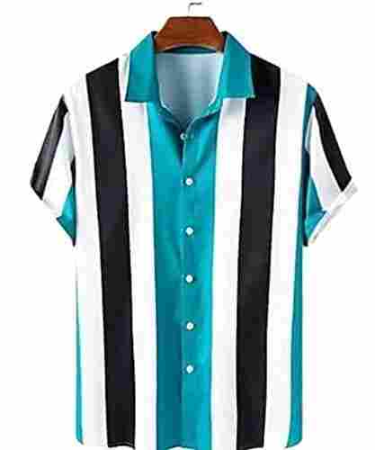 Men Summer Wear Short Sleeves Designer Multicolor Cotton Shirts