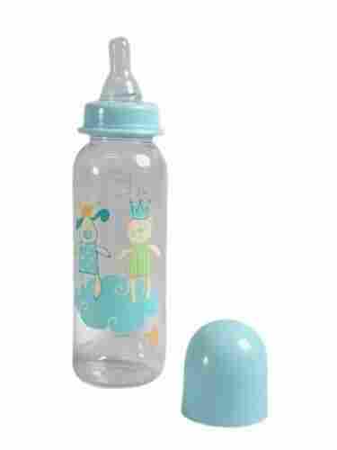 White Printed Transparent Lightweight 250 Ml Baby Milk Feeding Bottle For Baby 