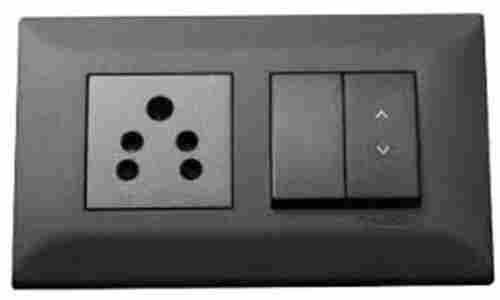Easy Operate Good Quality Black Electrical Modular Switches 220 Volts 