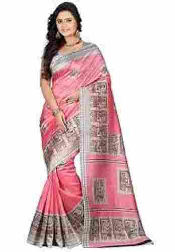 100% Pure Cotton Hand Block Printed Ladies Saree For Casual And Party Wear