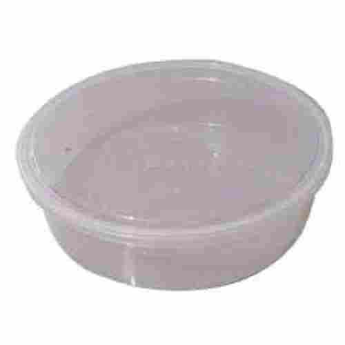 250ml Capacity Transparent Plastic Round Food Container