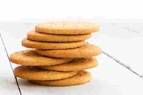 Healthy Sweet And Tasty Homemade Round Atta Biscuits For Tea Time Snack