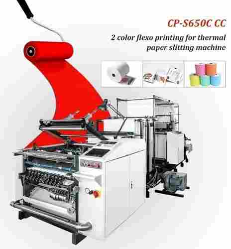 Thermal POS ATM Paper roll and Thermal Fax Paper Rolls Printing and Slitting Rewinder Machine