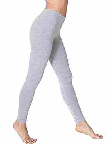Ladies Comfortable Breathable Lightweight Grey Cotton Stretchable Legging 