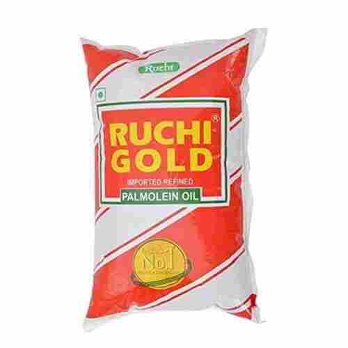 Nutritious And Healthy Natural Ruchi Gold Refined Palmolein Oil, 1litre Pouch