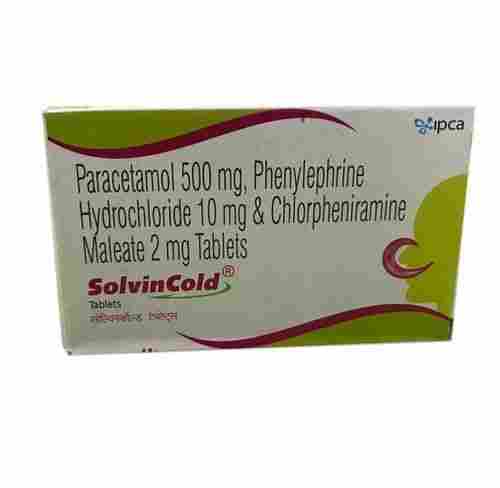 Paracetamol Phenylephrine Hydrochloride & Chlorpheniramine Maleate Tablet