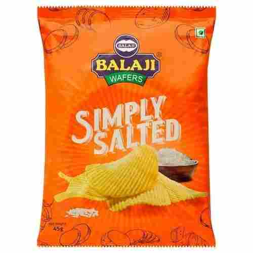 Crispy And Delicious Taste Balaji Salted Deep Fried Potato Chips (45gm Pouch)