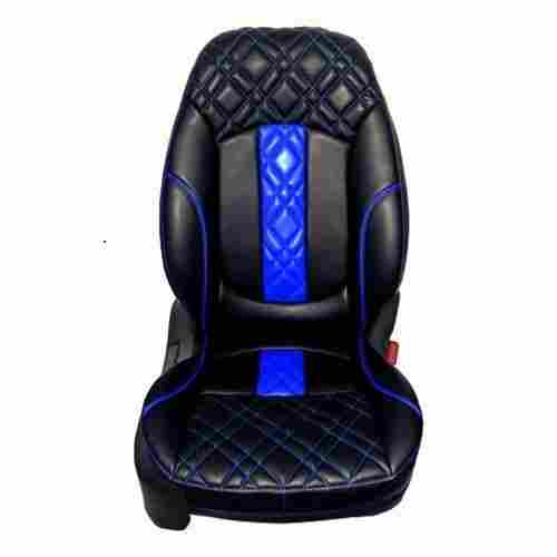 Good Quality And Comfortable Stylish Four Wheeler Blue Leather Seat 