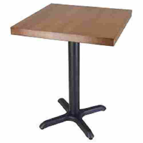 Strong Smooth Polished Modern Artificial Metal Wooden Epoxy Resin Table Top 