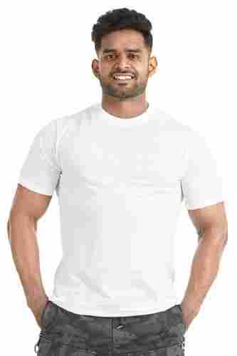 Plain Round Neck T Shirt for Man