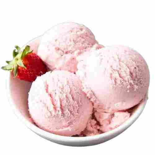 Silky Smooth And Creamy Textured Popular Flavored Tasty Strawberry Ice Cream