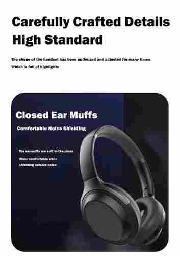 Stereo Sound Pure Bass Portable Foldable Intelligence Active Noise Cancelling Wireless Headset