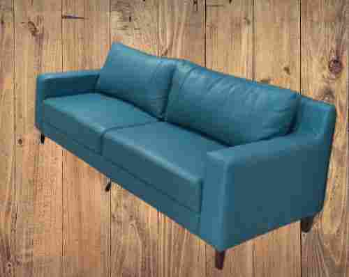 3 Seater Sky Blue Color Soft and Comfortable Office Sofa with Armrest