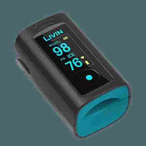 Measuring Pulse Rate Strong Led Screen Purple And White Finger Pulse Oximeter