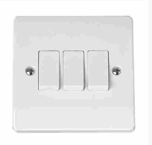 Plastic Body Square Shaped Shock Proof 220 Volts Electrical Switches 