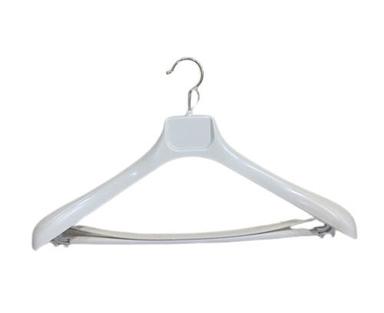 Crack Proof White Plastic Coat Hanger For Coat