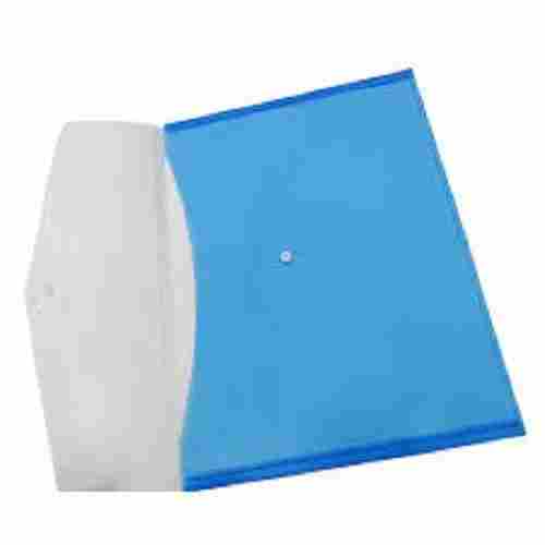 Plain Pattern Rectangular Flap Top A4 Size Hard Cover Plastic File Folder 