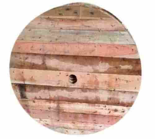 500 Mm Diameter Termite Resistance Round Pine Brown Wooden Cable Drums