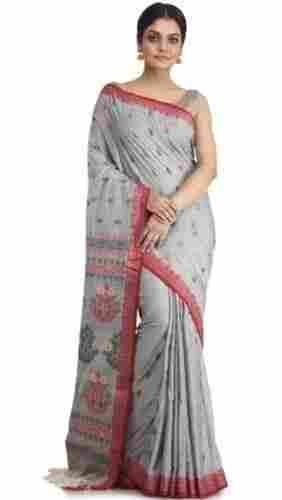 Skin Friendly And Traditional Wear Handloom Cotton Saree For Ladies 
