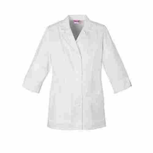 Biodegradable Flame Resistant Half Sleeves Disposable White Lab Coat