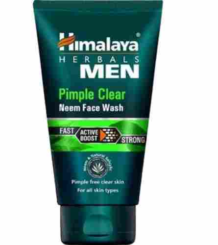 Mens Pimple Clear Neem Face Wash For All Types of Skins, 100 ML Pack
