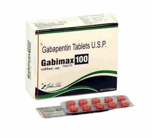 Gabimax 100 Gabapentin U.S.P Allopathic Tablets For Treating Seizures